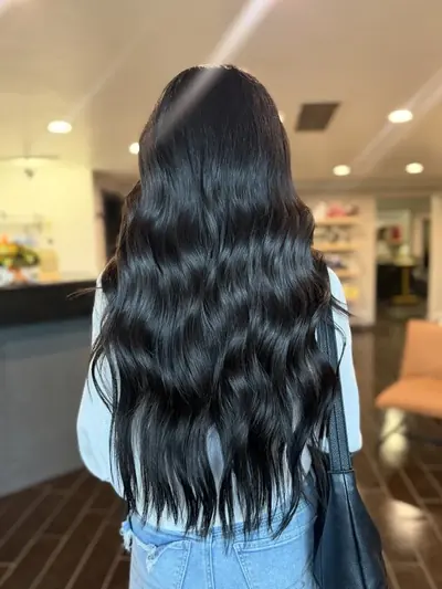 Hair extensions by Kirra Davis